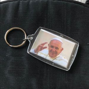 Pope Francis key chain